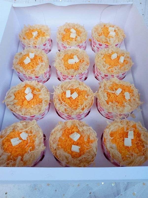 Bánh Cupcake Trứng Muối